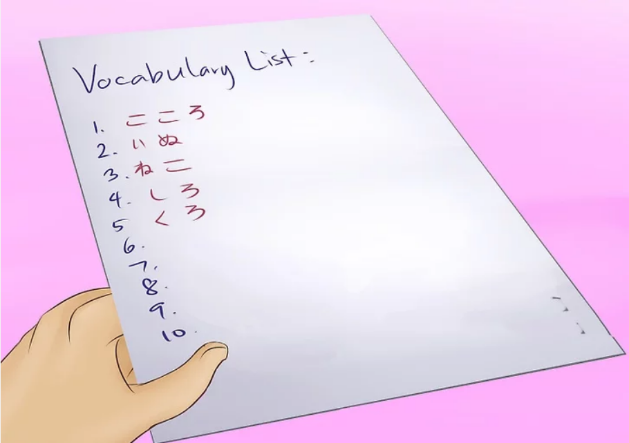 how to learn japanese vocabulary